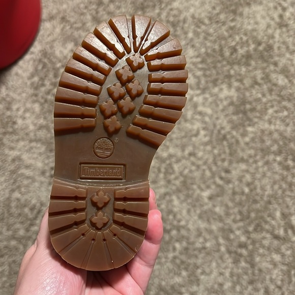 Timberland boots toddler size 5, green - Picture 2 of 4